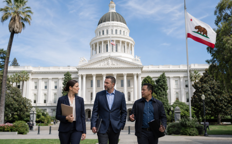Profesionales ante el Capitolio de California analizan el impacto laboral de la inteligencia artificial