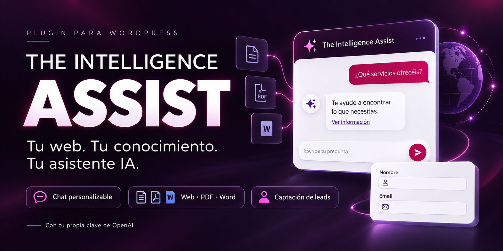 The Intelligence Assist, asistente IA para WordPress